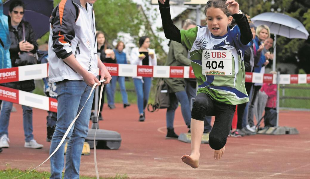 Weitspringen mit dem STV Lüchingen.