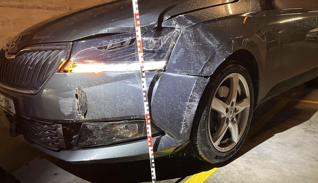 Rentner fährt nach Selbstunfall nach Hause, ohne sich zu melden