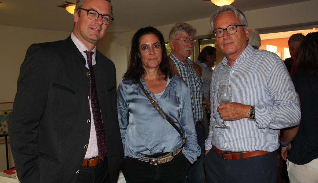 Von links: Daniel Bargetze, Susanne Lebrument und René Wuffli.