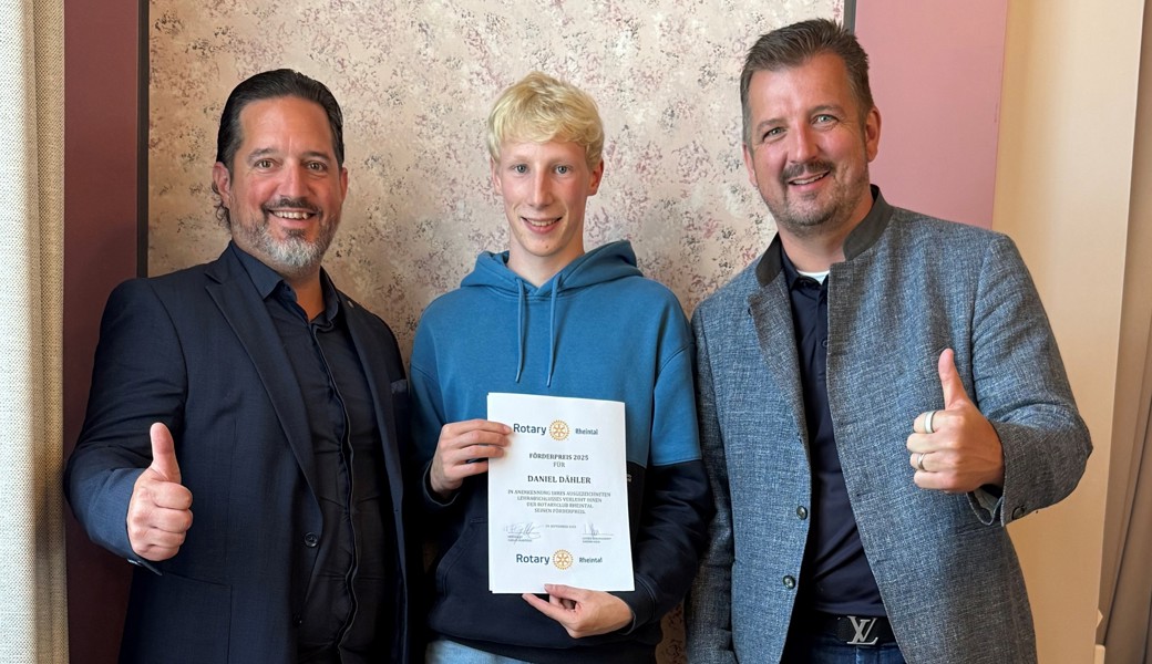 Der Rotary-Förderpreis 2025 geht an einen jungen Elektroniker