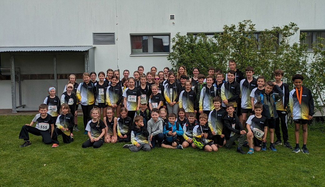 die über 50 Athleten des TSV Montlingen
