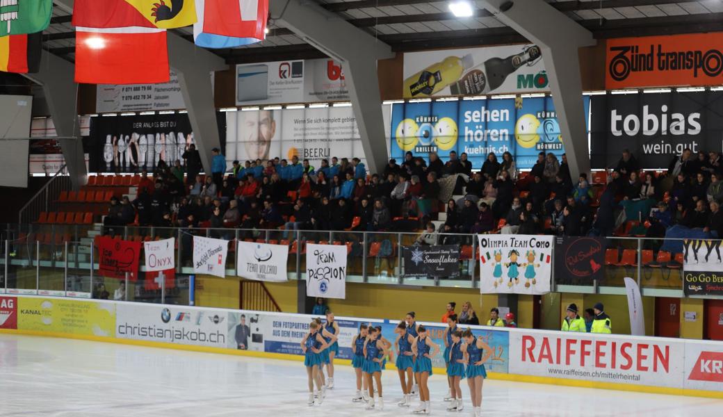 Grosser Teamwettkampf in der Eishalle