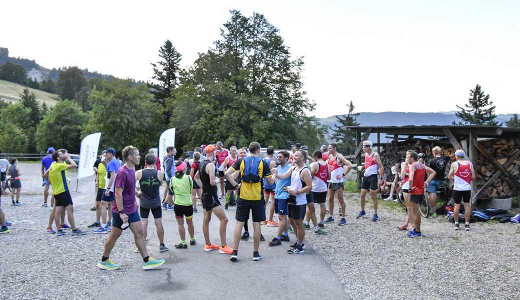 Sie rannten letztes Jahr auf den Montlinger Schwamm. 