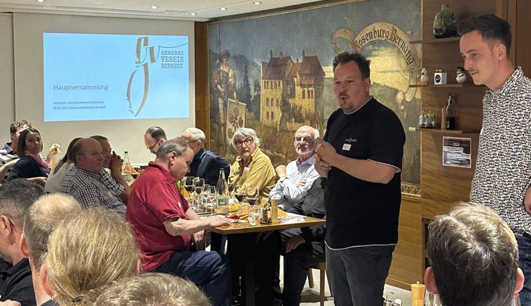 Matthias Wetli und Sascha Gächter führten durch die HV.