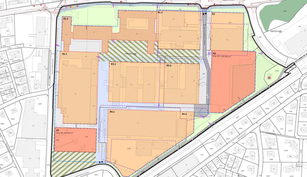 Der Sondernutzungsplan umfasst das gesamte Wild-Heerbrugg-Areal.