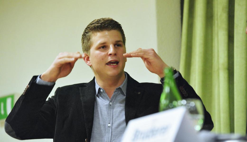 Mike Egger, SVP-Kantonsrat aus Berneck. 