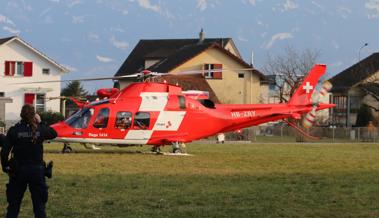 Rettungs-Heli landete in Berneck