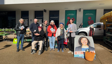 Wahlkampf zwischen Setzlingen und Gemüse