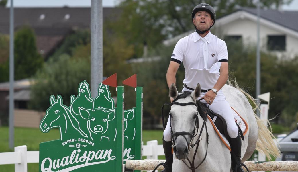 7. Platz: Patrick Benz (Montlingen) mit Farah XVI. Benz gewann später die Prüfung Nr. 4.