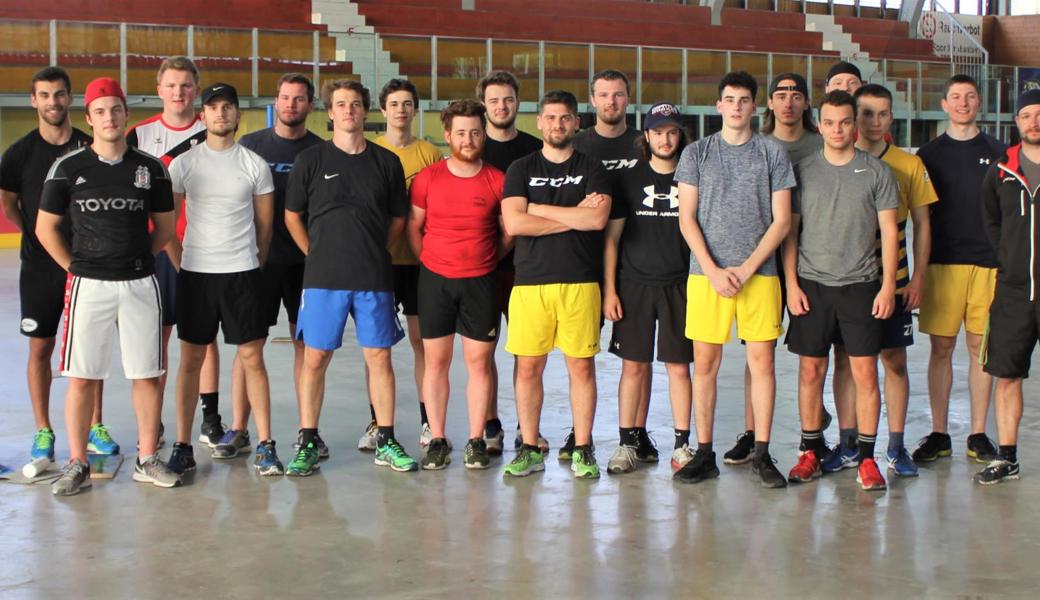 Die ganze SCR-Mannschaft traf sich kürzlich zum ersten gemeinsamen Training in diesem Sommer.