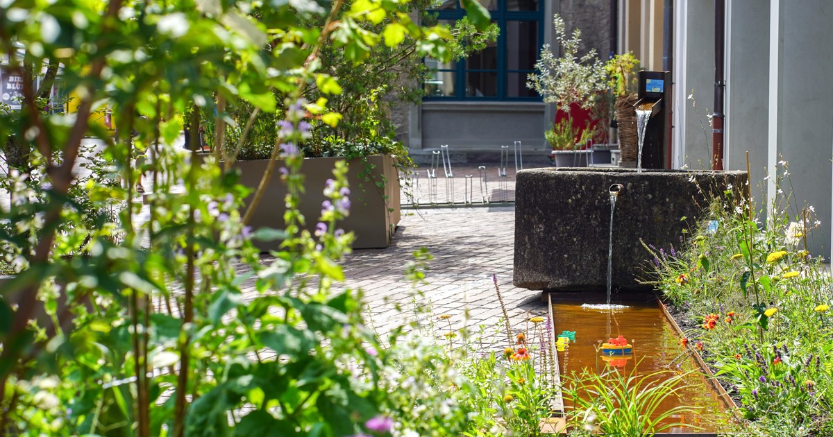 Sommerfreude für Gross und Klein flanieren und spielen im Städtli