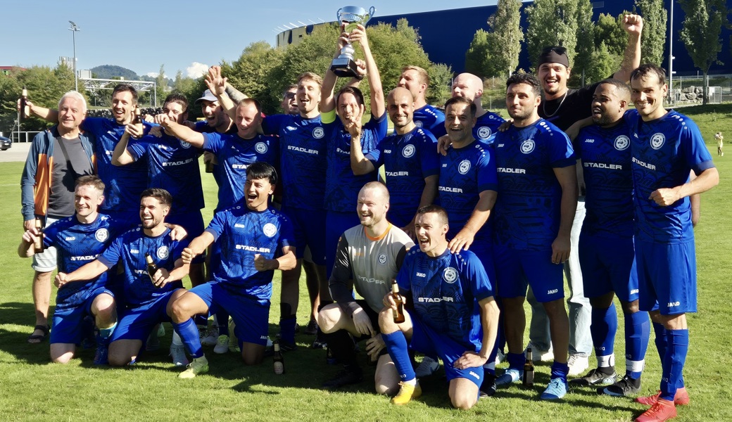 Der FC Stadler 2017 krönt sich zum Firmensport-Cupsieger