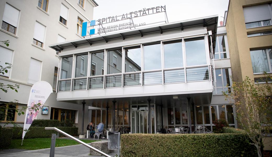 Immer wieder im Fokus: Das Spital Altstätten.