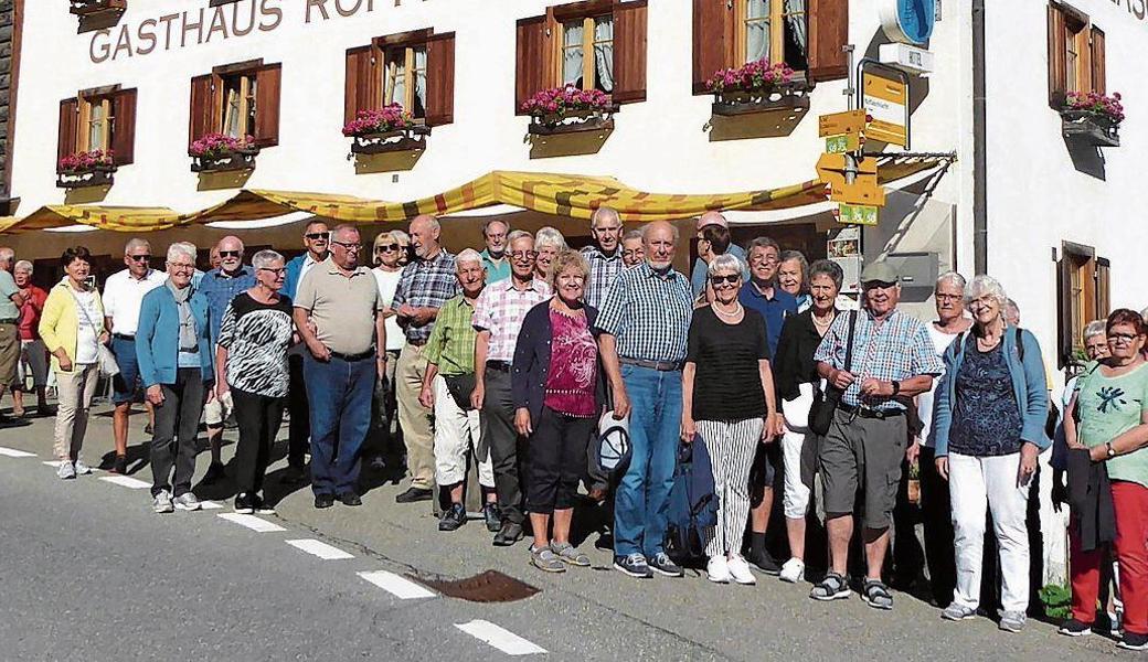 Im Restaurant Rofflaschlucht warteten frisch gebackene Gipfeli auf die Gäste. 