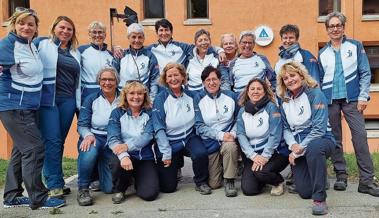 Fitness-Frauen des TV waren in Pontresina