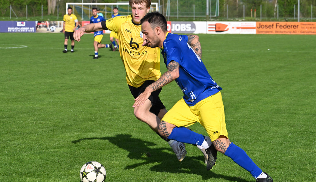FC Diepoldsau-Schmitter mit 3:2-Last-Minute-Sieg im Derby gegen Widnau II