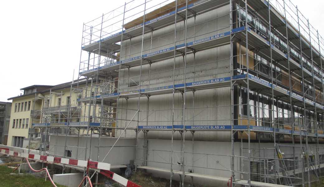 Das Pflegewohnheim erfährt durch ein angegliedertes Gebäude eine weitere Aufwertung. 