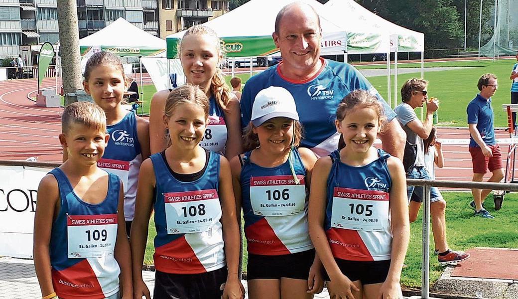 Die Leichtathleten des TSV Hinterforst waren beim Swiss Athletic Sprint in St. Gallen und beim Jugi-Final der Sportunion in Baden erfolgreich. 