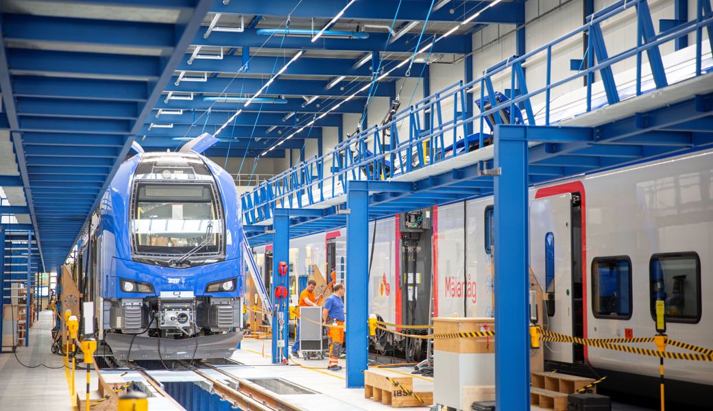 «Mehrere hundert neue Stellen»: Stadler Rail reicht ein Baugesuch für den Werksausbau ein