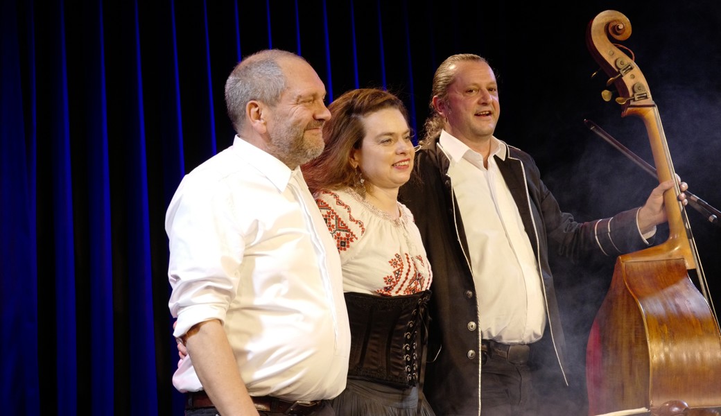 Hackbrett neu gedacht: Das Trio Anderscht spielte im «Diogenes»