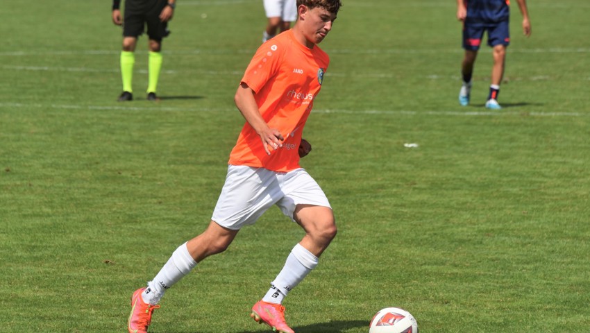 Der FC Diepoldsau-Schmitter (mit Zuzug Noe Rieser) unterlag am Mittwoch dem FC Steinach mit 0:2.