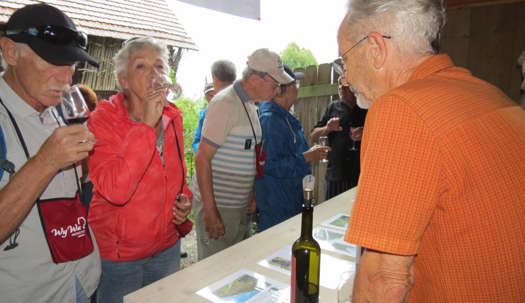 Auer Weinbauern am Posten 3, beim Haus von Hubert Zoller