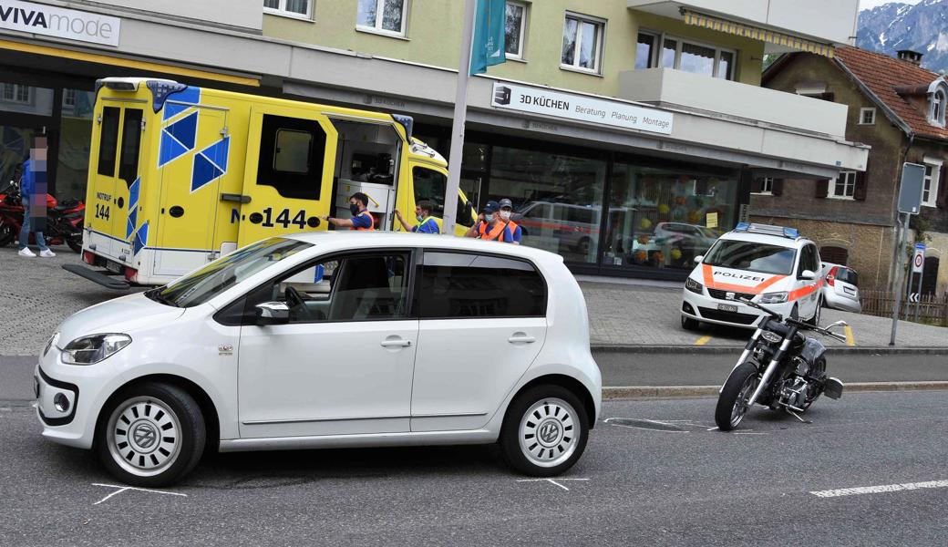 Der unfallverursachende Motorradlenker wurde als fahrunfähig beurteilt.