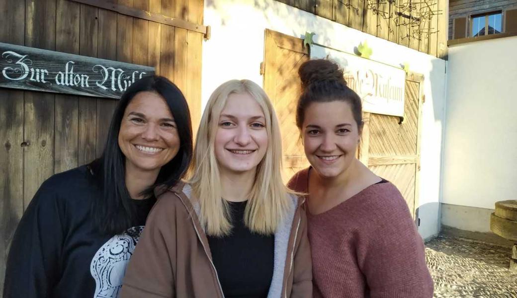 Von Links: Rebecca Zünd, Salome Rohner und Silvia Kuratli.

