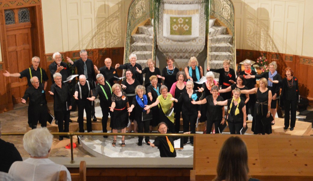 Der Chor Novum begeistert am Jahreskonzert mit einem vielfältigen Liederrepertoire