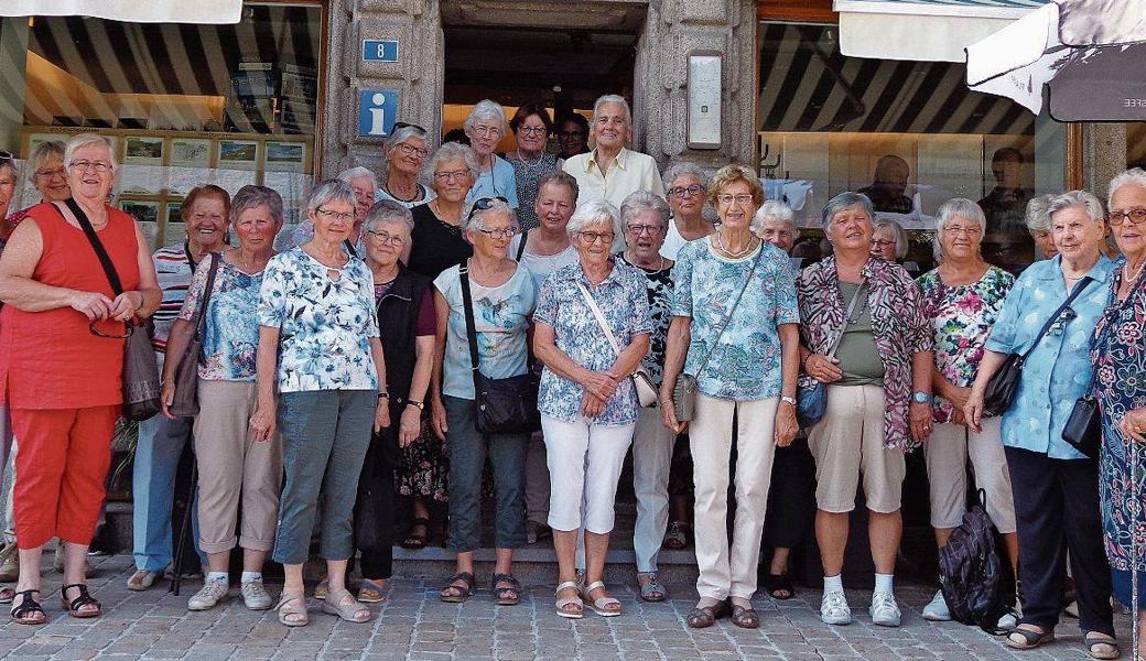 Im Brauchtumsmuseum Urnäsch erfuhren die Frauen viel über das Appenzeller Brauchtum. 