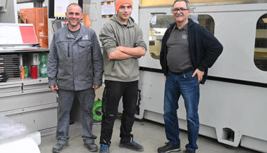 Rhyboot-Mitarbeitende schnuppern im regionalen Gewerbe