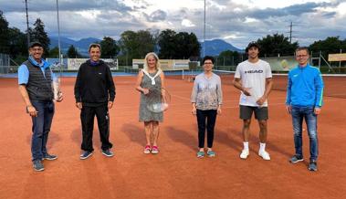 Gleiches Siegerbild wie 2019 beim TC Oberriet