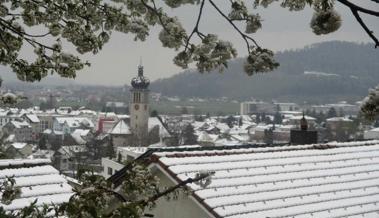 Blüten im Aprilschnee