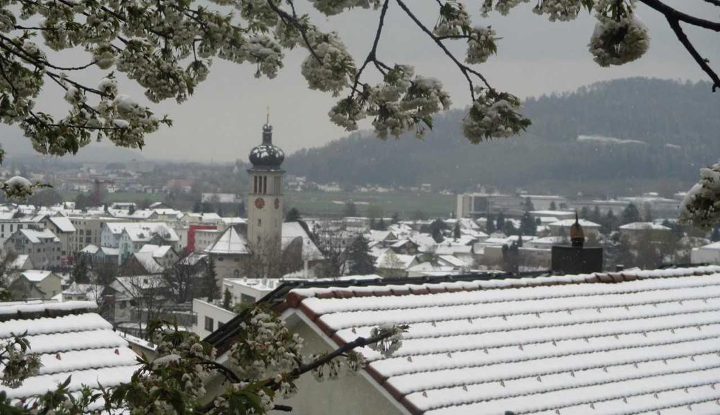 Blick über Auer Dächer.