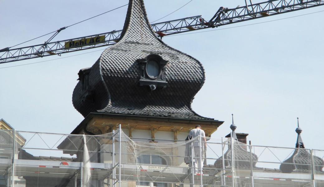 Der Haubenturm ist ein Wahrzeichen von Heiden.