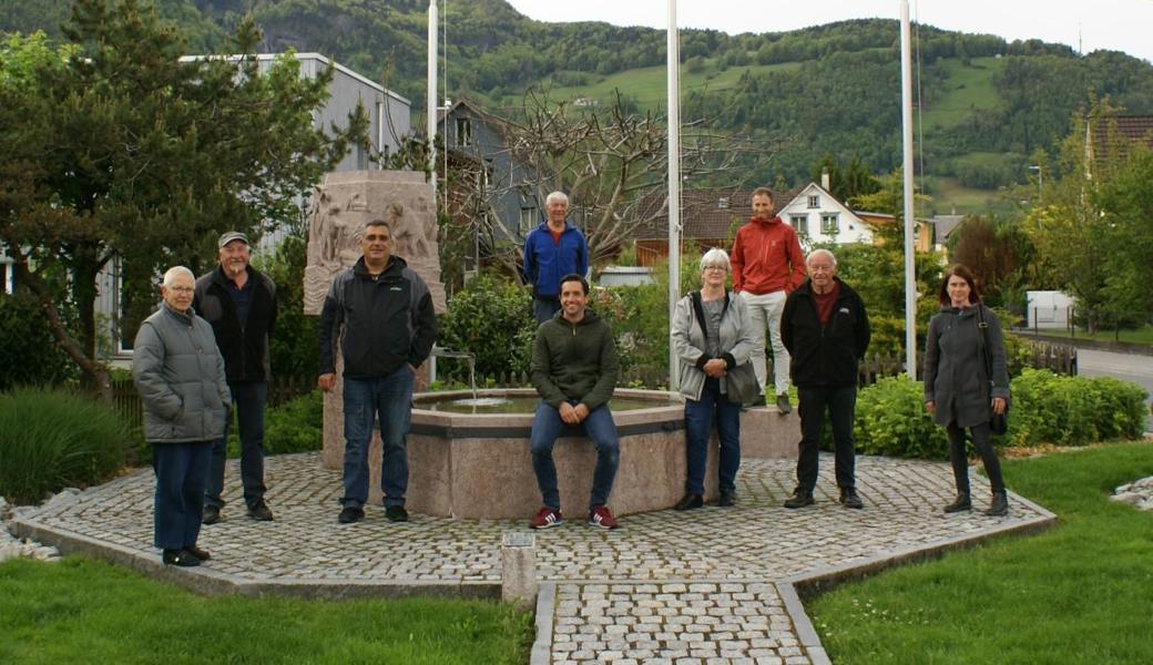 Der Vorstand V.l. Elisabeth Zünd, Walter Büchel, Battista Affuso, Daniel Büchel, Peter Aebi, Ursula Schegg, Björn Schneider, Herbert Kobler und Claudia Rechsteiner.  