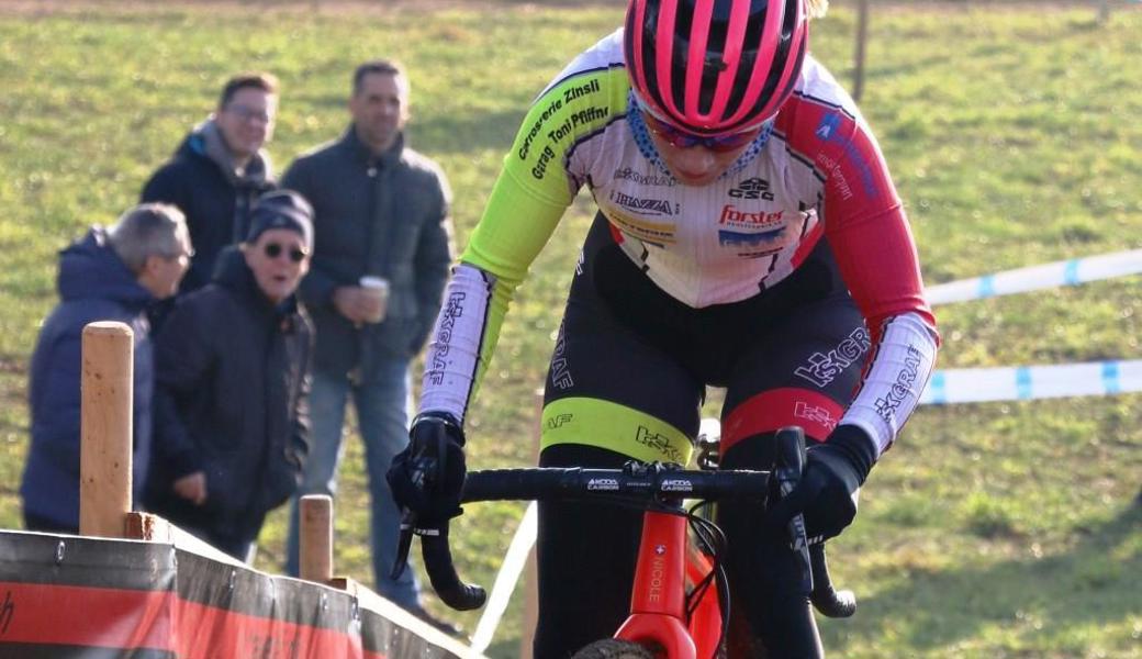 Nicole Göldi auf dem Weg zur Goldmedaille.