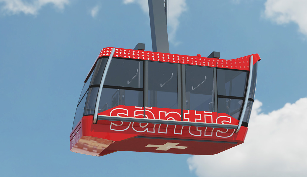 Neue Säntisbahn-Kabinen treffen am Montag auf der Schwägalp ein