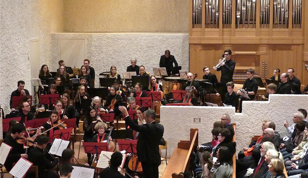 Der Orchesterverein Widnau und das Jugendsinfonieorchester Musik im Zentrum präsentierten eine begeisternde „Symphonische Weihnacht“