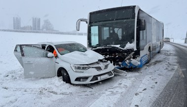 Wintereinbruch mit 50 Verkehrsunfällen: Kriessern besonders betroffen