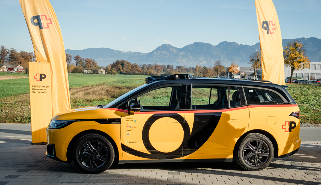 ÖV-Ersatz: Postauto enthüllt erstes selbstfahrendes Auto in Altstätten