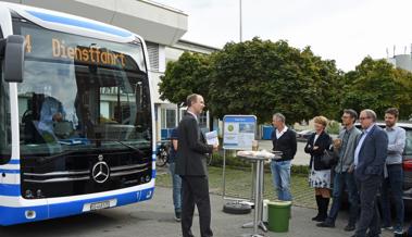 Im Rheintal fährt der erste E-Bus