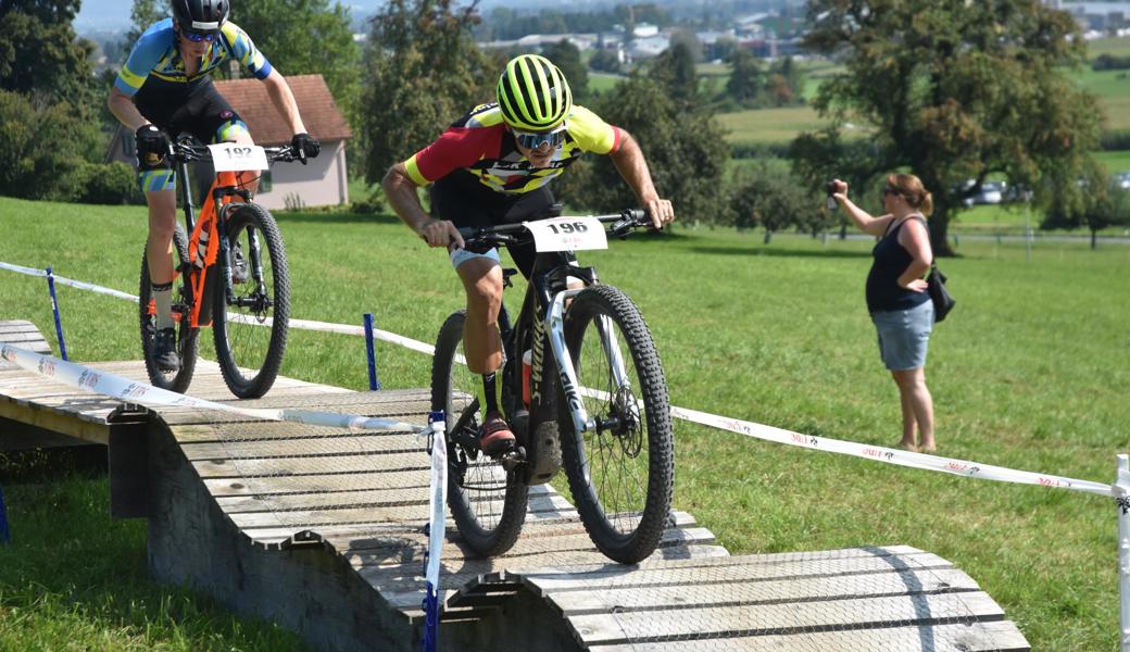 Der Schnellste von allen war E-Biker Jürg Graf (vorne).