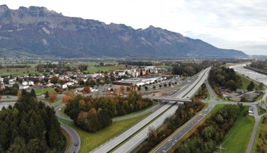 Auf der A13 zwischen Haag und Oberriet beginnen Bauarbeiten