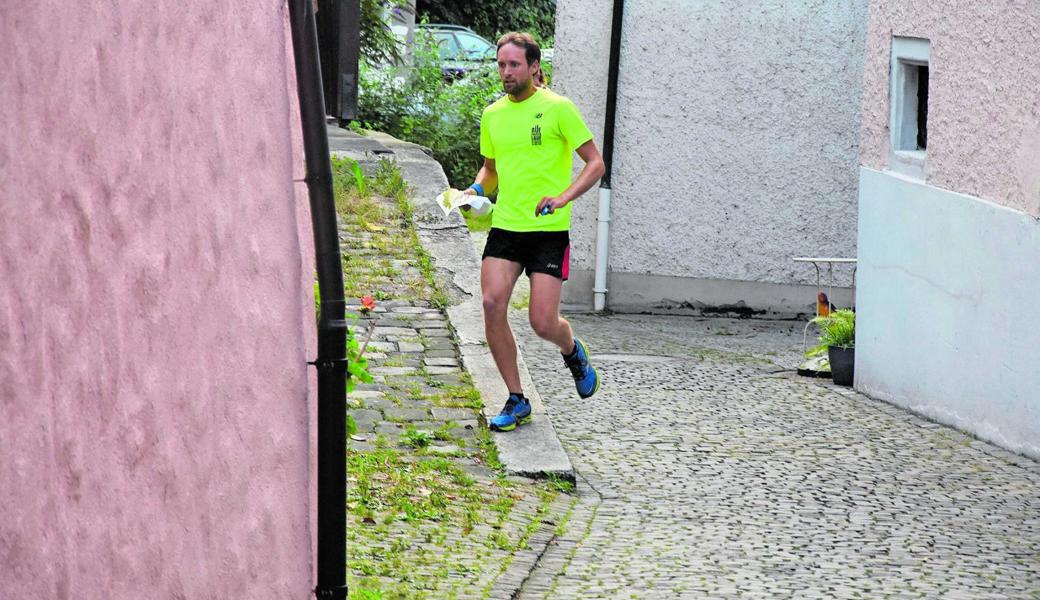 Michael Treier im Städtli: Den übernächsten Posten schon im Kopf. 