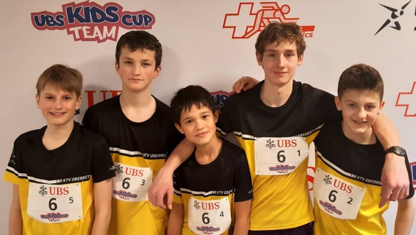 Das Kids-Cup-Team des KTV Oberriet, das es an den Regionalfinal geschafft hat.