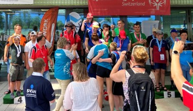 Schwimm-Meeting von Special Olympics im Balgacher Hallenbad