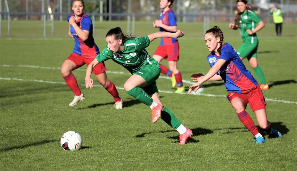 Die St.Gallerinnen zeigten gegen Basel eine starke Leistung.