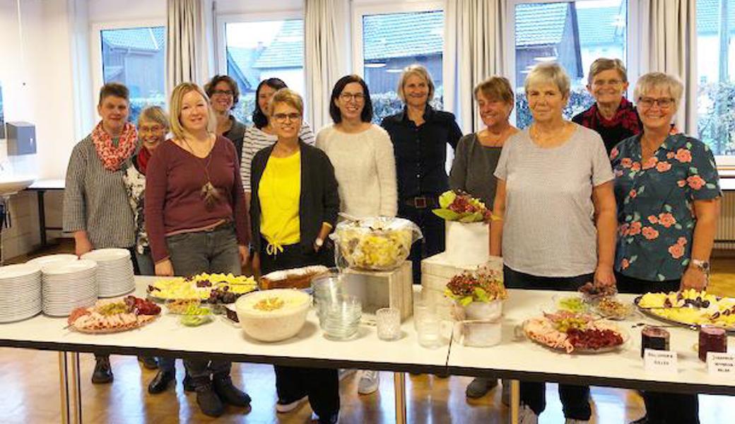 Die katholische Frauengemeinschaft, der Bäuerinnen- und Landfrauenverein sowie der Gemeinnützige Frauenverein Diepoldsau beim gemeinsamen Anlass.