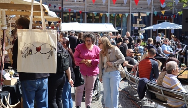 Clowns, Rhyboot-Band und Hausgemachtes - die Bilder vom Bleichi-Markt